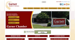 Desktop Screenshot of garnerchamber.com